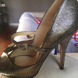 Jimmy Choo Advent textured metallic leather